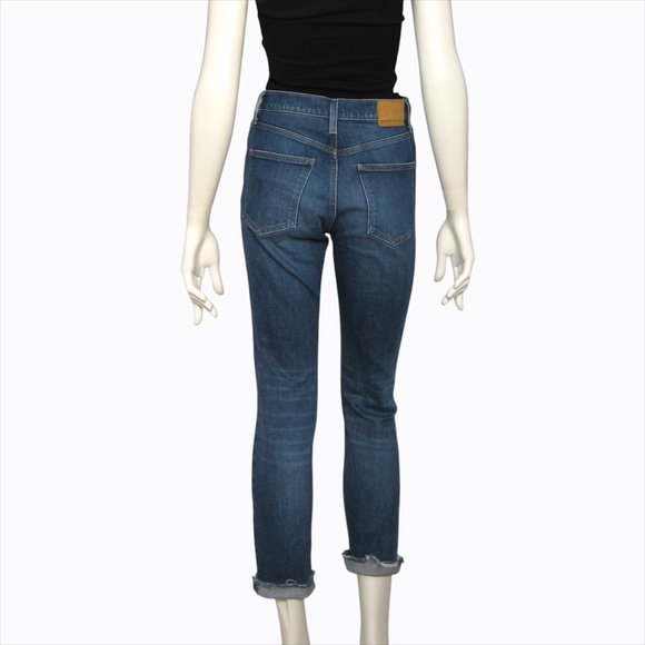 ARITZIA Denim Forum Jeans Yoko High Rise Slim Crop 27 - Picture 5 of 12